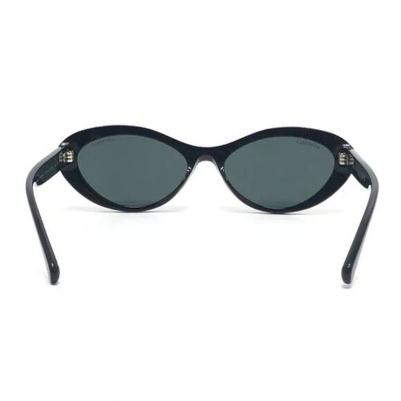 CHANEL 5416-A CC Mark Eyewear Oval Shape sunglasses Plastic Black Unused main image 10